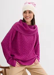 Pull à motif torsadé, bonprix
