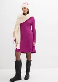 Robe courte en maille douce, bonprix