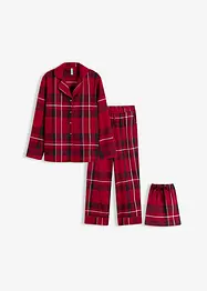 Pyjama en douce flanelle de coton avec pochette cadeau, bonprix