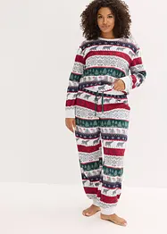 Pyjama en coton doux avec pochette cadeau, bonprix