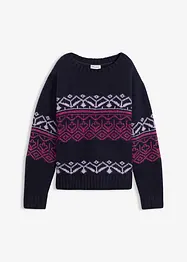 Pull à motif norvégien, bonprix