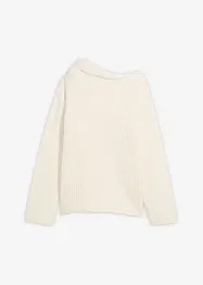 Pull oversize côtelé, bonprix