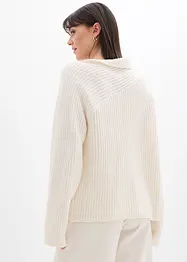 Pull oversize côtelé, bonprix