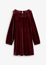 Robe en velours à volants, bonprix