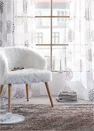 Voilage à imprimé cercles (1 pce), bonprix