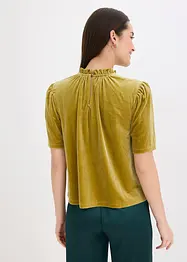 T-shirt en velours, bonprix