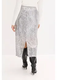 Jupe midi à sequins, bonprix