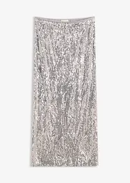 Jupe midi à sequins, bonprix