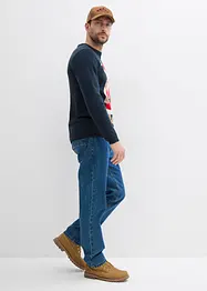 Pull en maille fine avec motif de Noël, bonprix