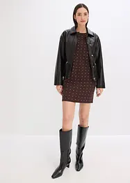 Robe en jersey à strass, bonprix