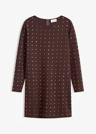 Robe en jersey à strass, bonprix