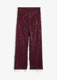 Pantalon à sequins et franges, bonprix