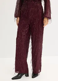 Pantalon à sequins et franges, bonprix