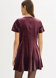 Robe courte en velours doux, bonprix