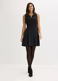 Collant voile résille à motif floral, bonprix