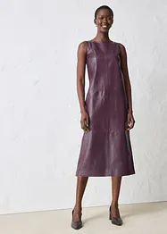 Robe en cuir d’agneau nappa, bonprix