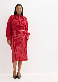 Chemisier à col lavallière, bonprix