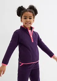Pull polaire doux avec détails contrastants, bonprix