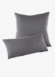 Lot de 2 taies d’oreiller de coussin en jersey, bonprix