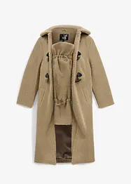 Manteau de grossesse en sherpa avec empiècement de portage, bonprix