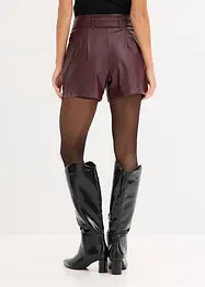 Short enduit avec ceinture, bonprix