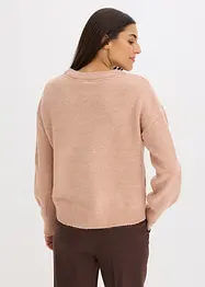 Pull boxy à sequins, bonprix