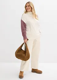 Pull col roulé, bonprix