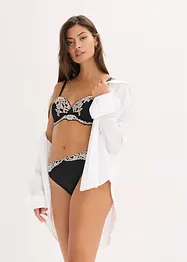 Lot de 2 soutiens-gorge balconnet avec dentelle bicolore, bonprix