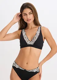 Soutien-gorge bralette orné de dentelle, sans armatures, bonprix