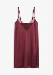 Nuisette en satin avec broderies, bonprix