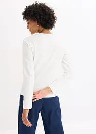 T-shirt manches longues à imprimé, bonprix