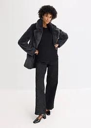 T-shirt en jersey milano à encolure festonnée, bonprix