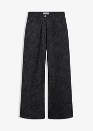 Pantalon large en coton extensible, bonprix