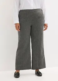 Pantalon bootcut, aspect tweed, bonprix