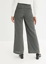 Pantalon bootcut, aspect tweed, bonprix