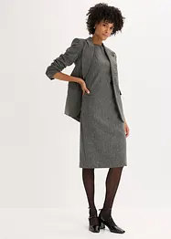 Robe fourreau en Punto di Roma, bonprix