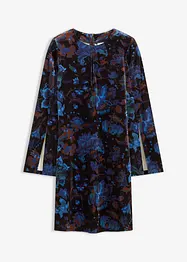 Robe courte en velours fluide, bonprix