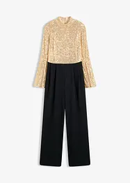 Combinaison en jersey avec haut à sequins, bonprix