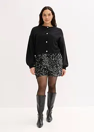 Gilet en maille à boutons décoratifs, bonprix