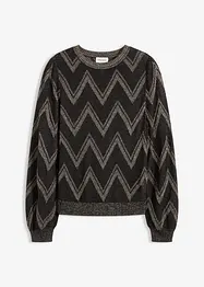 Pull en fine maille brillante, bonprix