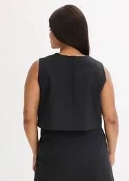 Top sans manches en coton mélangé, bonprix