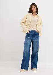 T-shirt manches longues près du corps, bonprix