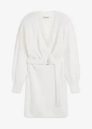 Robe cintrée en maille avec accessoire, bonprix