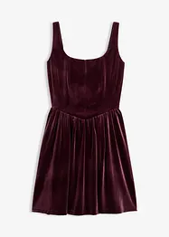 Robe à corsage en velours, bonprix