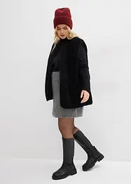 Jupe courte en maille, bonprix