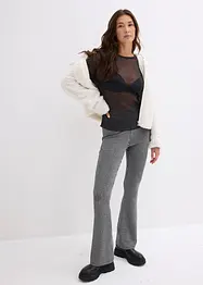 T-shirt manches longues en mesh transparent, bonprix