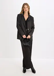 Blazer oversize en satin, bonprix