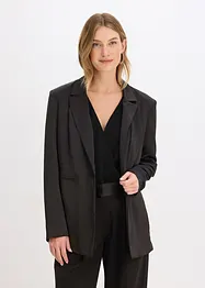 Blazer oversize en satin, bonprix