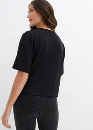 T-shirt oversize avec perles, bonprix