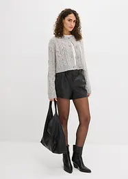 Short en tissu enduit, bonprix